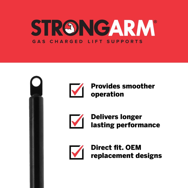 Strongarm 6462, 25 Inch Extended Length, Hood Lift Support, Compatible with 2009-2012 Chevrolet Traverse - Image 4